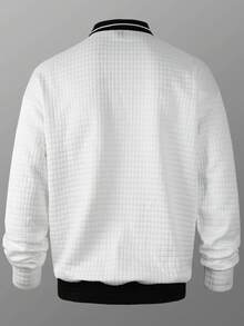 Manfinity Homme 男士撞色纽扣休闲套头卫衣 男士撞色衬衫 男士针织衫 男士翻领衬衫 男士橄榄球长袖衫 适合男士穿着，适合日常休闲、周末旅行、户外活动、探险旅行、轻松的工作环境或半正式场合，也是送给男友/丈夫、周年纪念日/生日、派对、圣诞节和新年礼物的理想之选。 - 彩色 - 查看 2