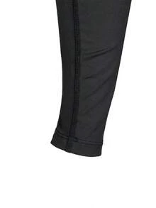 Acti Log Áo thun thể thao dài tay cổ cao tay raglan dáng ôm dành cho nam, thích hợp cho tập luyện thể dục, chạy bộ, tập luyện thể thao, áo nén cơ thể. - màu đen - Xem 4