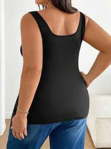 SHEIN 孕妇加大码休闲纯色修身背心