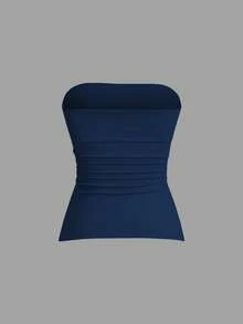 Sweetra Women's Casual Versatile Tube Top - Multicolor - View 6