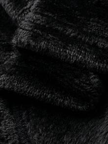 DAZY Tween Boys' Printed Crew Neck Long Sleeve Top & Plaid Pants Pajama Set - Black - View 8