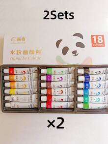 12/18/24 Colors Mixed Color Gouache Paint, Colorful Multi-Purpose Paint For Painting, Each 5ml/0.18oz, Water-Based Pigment Tubes For Canvas, Wood, And Crafts - Artist Quality Supplies For Professionals, Students, And Adults Back To School,Back To School,School Supplies, Durable, Ease Of Use, Giftable, Versatile - Multicolor - View 6