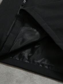 PAVTROS 男士秋季休闲运动拉链立领户外夹克和裤子套装