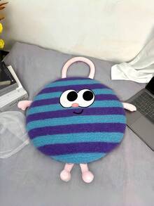 Joivida 这款可爱又奇特的坐垫，印有卡通大眼睛怪兽图案，底部采用防滑设计，由优质材料制成，适用于各种场景，是送给朋友和家人的礼物。 - 搞怪座墊 - 查看 9