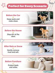 PETSIN 宠物爪部清洁泡沫，适用于犬猫 - 3.4 液盎司免冲洗无水清洁慕斯，温和去除污垢和泥土，滋润并除臭，室内外均可使用 - 粉色 - 查看 4