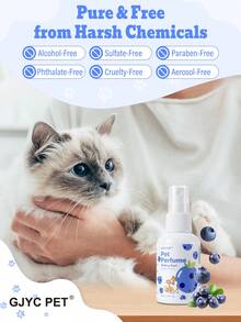PETSIN Blueberry Burst Pet Deodorizing Spray | 2.03 Fl.Oz Long-Lasting Freshness For Dogs & Cats, Gentle Formula - blueberry - View 5