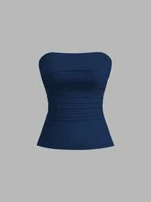 Sweetra Women's Casual Versatile Tube Top - Multicolor - View 3