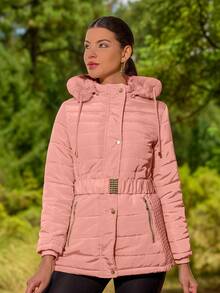 THAT'S HOT Women Overcoats - Baby Pink - View 4