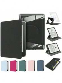 1pc For Kindle Paperwhite 5 11th Gen 2021 6.8 Inch E-Reader Case Magnetic Cover Acrylic Protective Shell Auto Wake/Sleep 360 Rotation Detachable - Multicolor - View 5