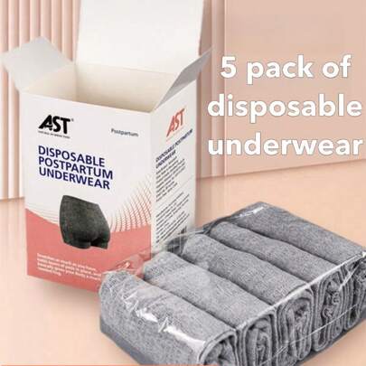 Einweg-Unterwäsche; Reise-Hotel Hygiene-Höschen; Schwangerschafts-Postpartum Bauchformendes elastisches Hose; Nahtlos, nicht einengend, weich & bequem