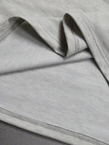 STYNVO Beige Men's Casual Short Sleeve Round Neck T-Shirt In Knitted Fabric With Regular Length And Tropical Pattern - Beige - View 5