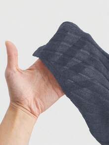 SHEIN Essnce 大码休闲侧开衩修身连衣裙，秋季 - 深灰色 - 查看 7