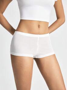 Ocili Quần ngủ và đồ mặc nhà bằng len viscose mềm mại, thoải mái và tối giản dành cho nữ - trắng - Xem 6