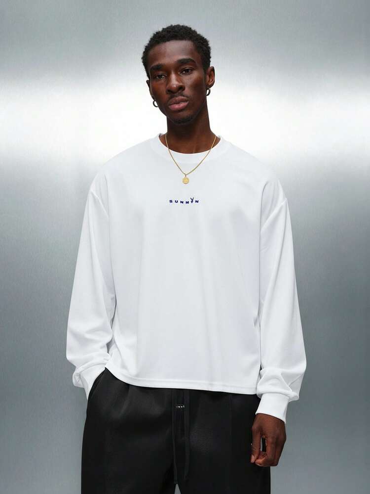PLAYBOY X SUMWON Long Sleeve Graphic Tee With Back Print