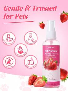 PETSIN Pet Perfume Spray, Sweet Strawberry Scent - Deodorizing Freshener For Dogs & Cats, 3.38 Fl Oz - strawberry - View 5
