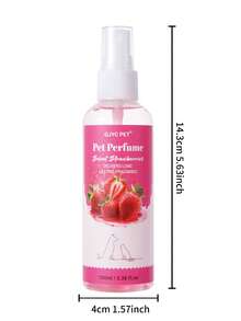 PETSIN Pet Perfume Spray, Sweet Strawberry Scent - Deodorizing Freshener For Dogs & Cats, 3.38 Fl Oz - strawberry - View 6