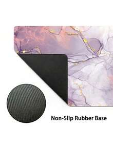 1PC Extra Large Daisy Mouse Pad, Gaming Desk Mat, Big Size Keyboard Pad, Washable, Rubber Anti-Slip Bottom, Gift Mouse Pad, Desk Protector, Study Desk Mat, Multi-Size Options, Computer Keyboard Pad, Laptop Pad. - Multicolor - View 6