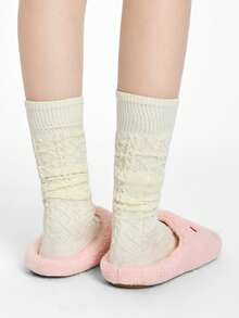 ROMWE Kawaii Damen Hausschuhe in niedlichem Rosa mit Herzform an der Zehenkappe, ganzjährig weich und leicht, rutschfeste Sohle für Innenräume