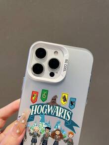 HARRY POTTER X SHEIN 1 Funda de teléfono negra energética a prueba de caídas y huellas dactilares hecha de material de PC. Puede ser un regalo ideal para las vacaciones y es compatible con iPhone Xs/ XS Max /Xr/11, 12, 13, 14, 15, 16 Pro /Promax/14, 15, 16 Plus /17/17 Promax. Es adecuada tanto para hombres como para mujeres