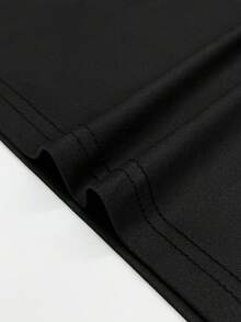 INAWLY 女士上衣，撞色印花图案，长袖圆领，修身休闲设计，时尚运动风女式T恤，送给女友或闺蜜的礼物，新年礼物，秋冬季佳选，可外穿也可内搭。 - 黑色 - 查看 4