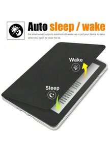 1pc For Kindle Paperwhite 5 11th Gen 2021 6.8 Inch E-Reader Case Magnetic Cover Acrylic Protective Shell Auto Wake/Sleep 360 Rotation Detachable - Multicolor - View 10