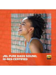 Tune 310C Hi-Res Wired Earbuds, Pure Bass JBL Sound, USB-C Connection, Three-Key Remote With Microphone, T A N G L E-Free Flat Cable, Black - Black - View 7