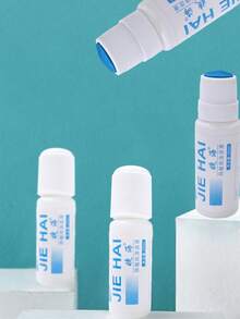 热敏纸擦除液，快递覆盖液，热敏墨水擦除液，简约设计，保护隐私，成分安全无害，方便携带，随时随地保护个人隐私，适合家庭使用，快递擦除液（颜色和款式随机），沙特国庆节，沙特国庆节礼物，国庆节分发，圣诞节礼物，万圣节礼物 - 彩色 - 查看 1