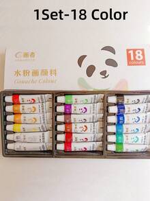 12/18/24 Colors Mixed Color Gouache Paint, Colorful Multi-Purpose Paint For Painting, Each 5ml/0.18oz, Water-Based Pigment Tubes For Canvas, Wood, And Crafts - Artist Quality Supplies For Professionals, Students, And Adults Back To School,Back To School,School Supplies, Durable, Ease Of Use, Giftable, Versatile - Multicolor - View 4