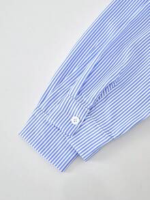 بلوزة بياقة طاقم وأكمام طويلة مع كشكشة على الهامات، مناسبة للبنات المراهقات للارتداء اليومي المتعدد الاستخدامات