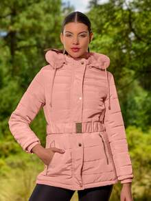 THAT'S HOT Women Overcoats - Baby Pink - View 2