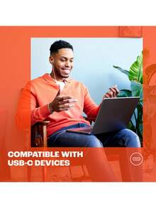 Tune 310C Hi-Res Wired Earbuds, Pure Bass JBL Sound, USB-C Connection, Three-Key Remote With Microphone, T A N G L E-Free Flat Cable, Black - Black - View 8