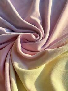 Comfortcana 大尺碼織染印花圓領短袖t卹,適用於夏季 - 淡紫色 - 查看 7