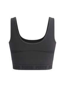 Puma Evoknit Women's Crop Top Tanks Black - Black - View 2
