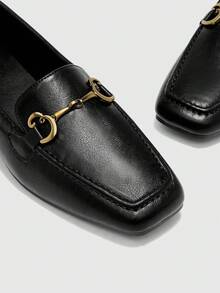 CUCCOO BIZCHIC 女士休闲百搭通勤乐福鞋 - 黑色 - 查看 8