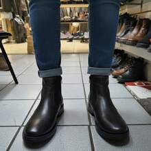 Botin de hombre en piel de ternera - Café - Ver 4