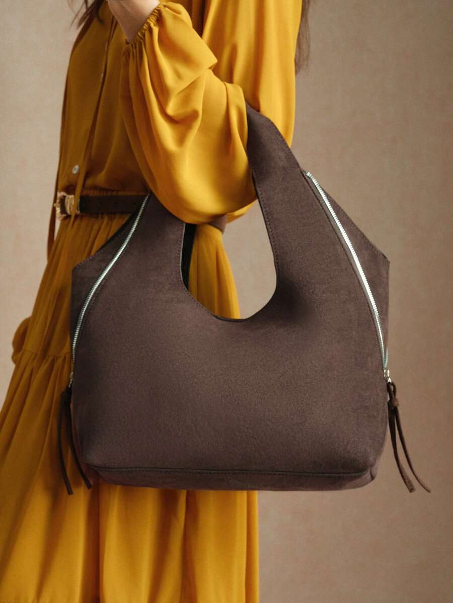 Bolso de mano - Marrón oscuro - Ver 1