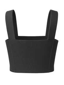 Puma Classics Women's Sports Bra Black - Black White - View 2