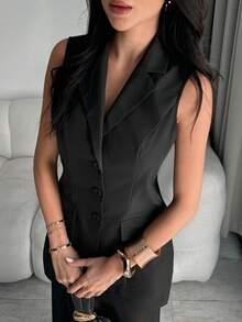 Feyla Spring To Summer Winter Valentine's Day Vacation  Gras Wedding  Carnival Costume Beach Outfit For Women  Elegant Dresses For Party Wedding Guest Dress For Women Summer Outfits Spring Clothing Valentine Outfits For Women Black Tulle Suit And Skirt Suit Sheer Dress Women 2 Piece Skirt Sets Woman Suit Dress Black Skirt Set - Black - View 6
