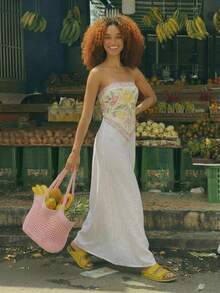 CAJUNI 浪漫花卉卡里奥卡顶级系列热带假期 - 彩色 - 查看 5