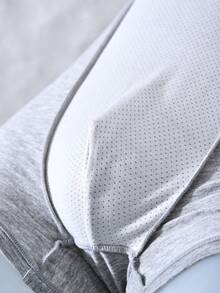 Manfinity Underwear&Sleepwear Basics 5 piezas/paquete Calzoncillos tipo bóxer sin costuras con estampado para hombres, ropa interior de talla grande, adecuada para todas las estaciones - Multicolor - Ver 6