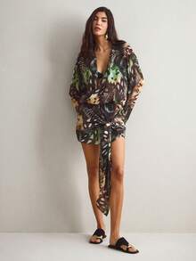 SHUZIA Women's Outdoors Flat Sandals Toe Ring Slip On Open Toe Slide Sandals