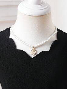 SHEIN Baby Girls' Long Sleeve Ruffle Lamb Dress With Bow & Heart Mesh, Suitable For Daily Gatherings, Elegant And Cute Outfit - Multicolor - View 8