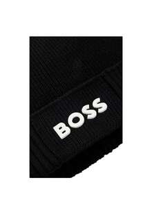 Hugo Boss Asic_Beanie-X Men's Knitted Hat Black - Black - View 4