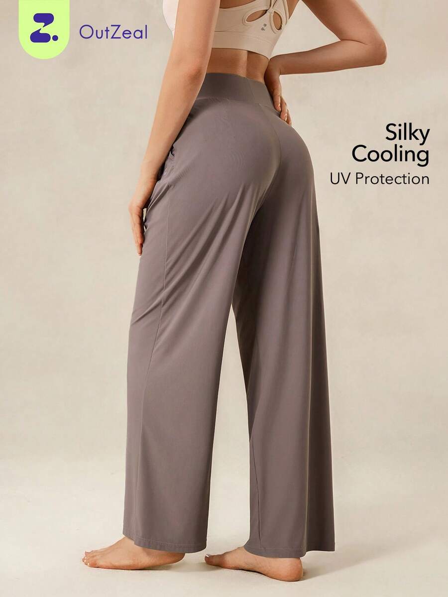 OutZeal Women Sports Pants Daily Casual Vacation UV Protection Cool Touch Straight Leg With Pocket