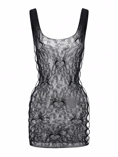 ChaseTheNight 1pc Verleidelijke Leopard Print Fishnet Bodycon Mini Skirt, Outings, Parties, Nightclubs view 6