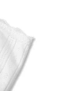 Ocili Women's Contrast Lace Bow Decor Briefs - White - View 9