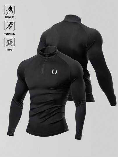 Manfinity Sport Polished 男友风格男士舒适短袖运动压缩 T 恤健身上衣篮球衫男友风格男士“我爱我的男朋友”图案男友风格男士 T 恤男友风格男士慢跑裤学校健身上衣健身房上衣透气修身衬衫圆领运动夹克