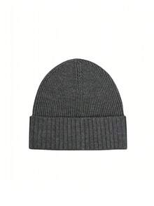 Hugo Boss Fati Men's Knitted Hat Dark Grey - Dark Grey - View 2