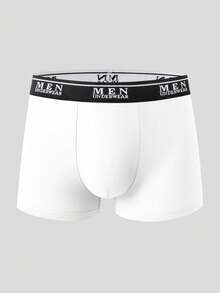 EasyFave 10pcs/Pack Lightweight, Fashionable Elastic Band, Youthful Sports, Fitness, Casual, Comfortable, Quality Homewear Men's Boxer Briefs - Multicolor - View 3