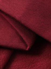 DAZY 女童圆领荷叶边卡通休闲长袖时尚花卉边饰卫衣 - 紅色 - 查看 9